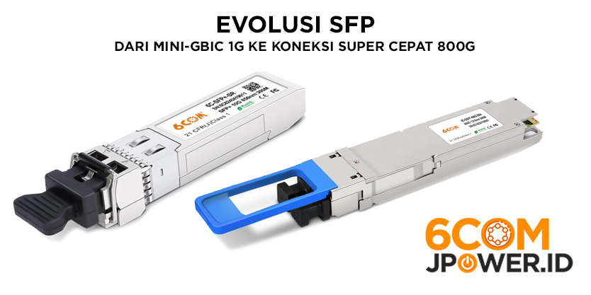 Evolusi SFP: Dari Mini-GBIC 1G ke Koneksi Super Cepat 800G